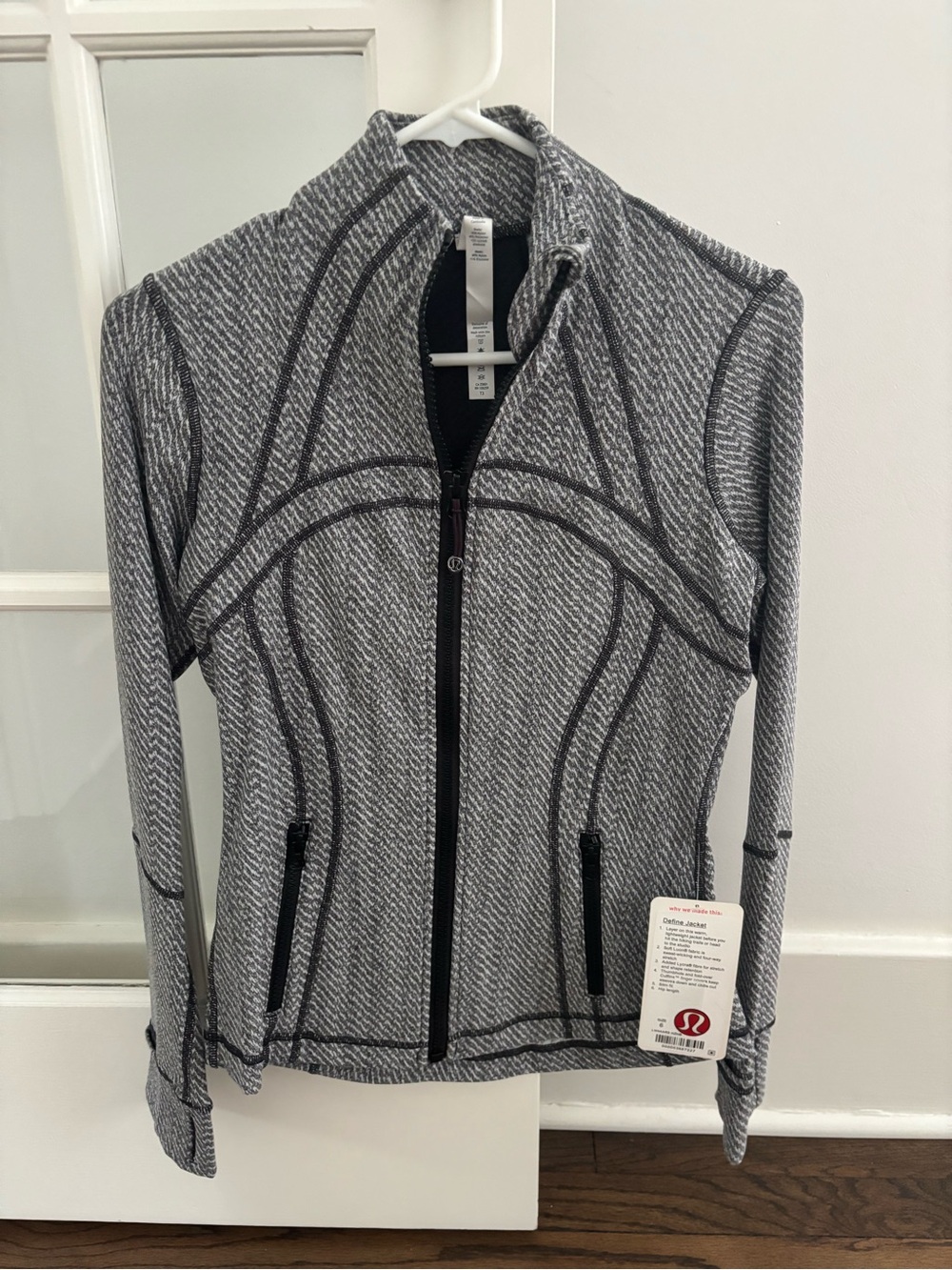 lululemon athletica Gray Heathered Full-Zip Jacket